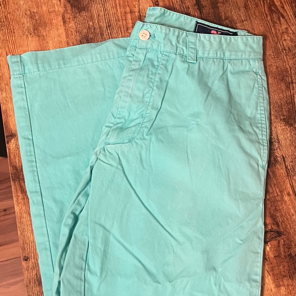 Men’s Vineyard Vines Club pants 30X32”. Teal